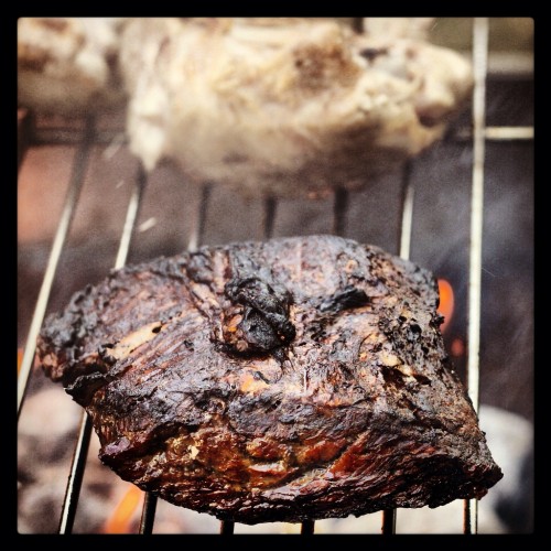 Grilled Beef Skirt Time for a coffee