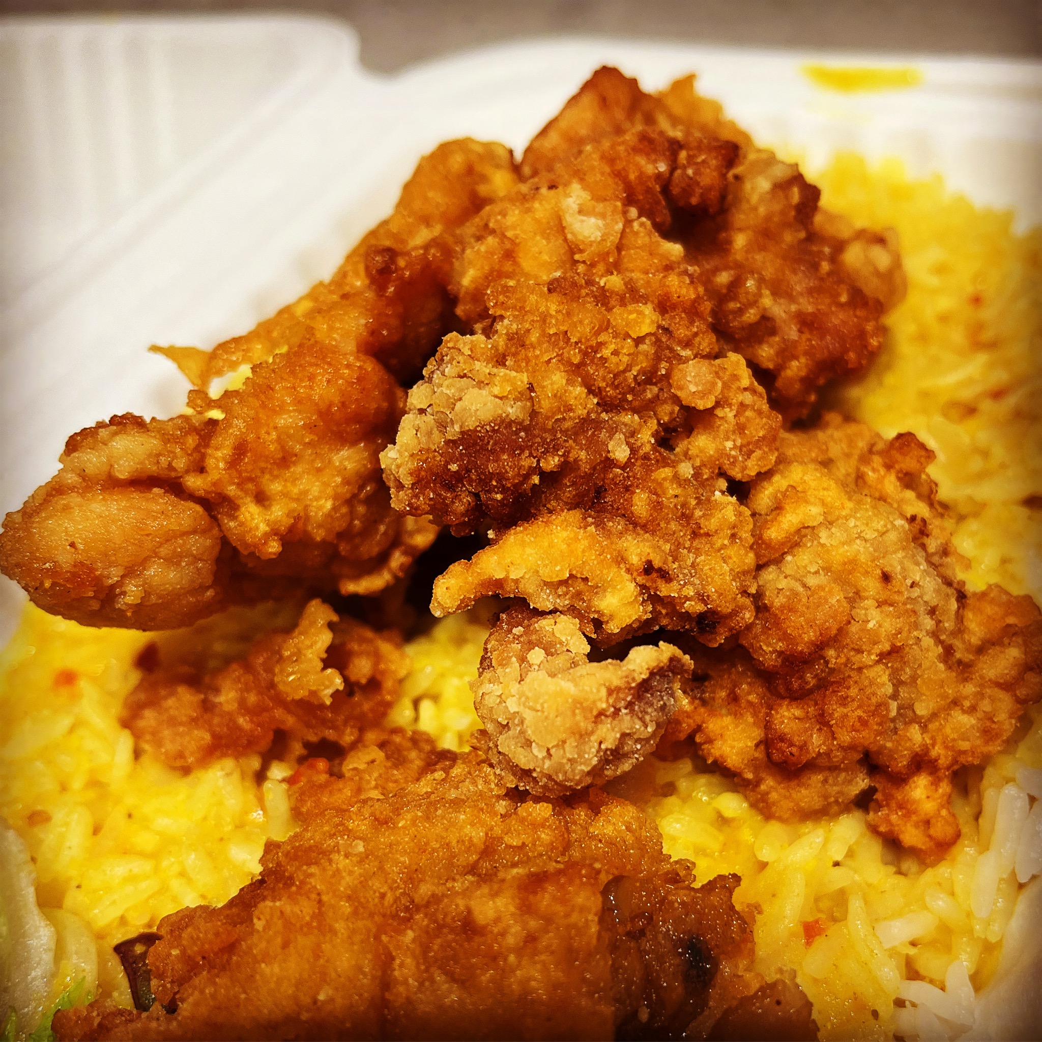 Confusing Fried Chicken Time for a coffee