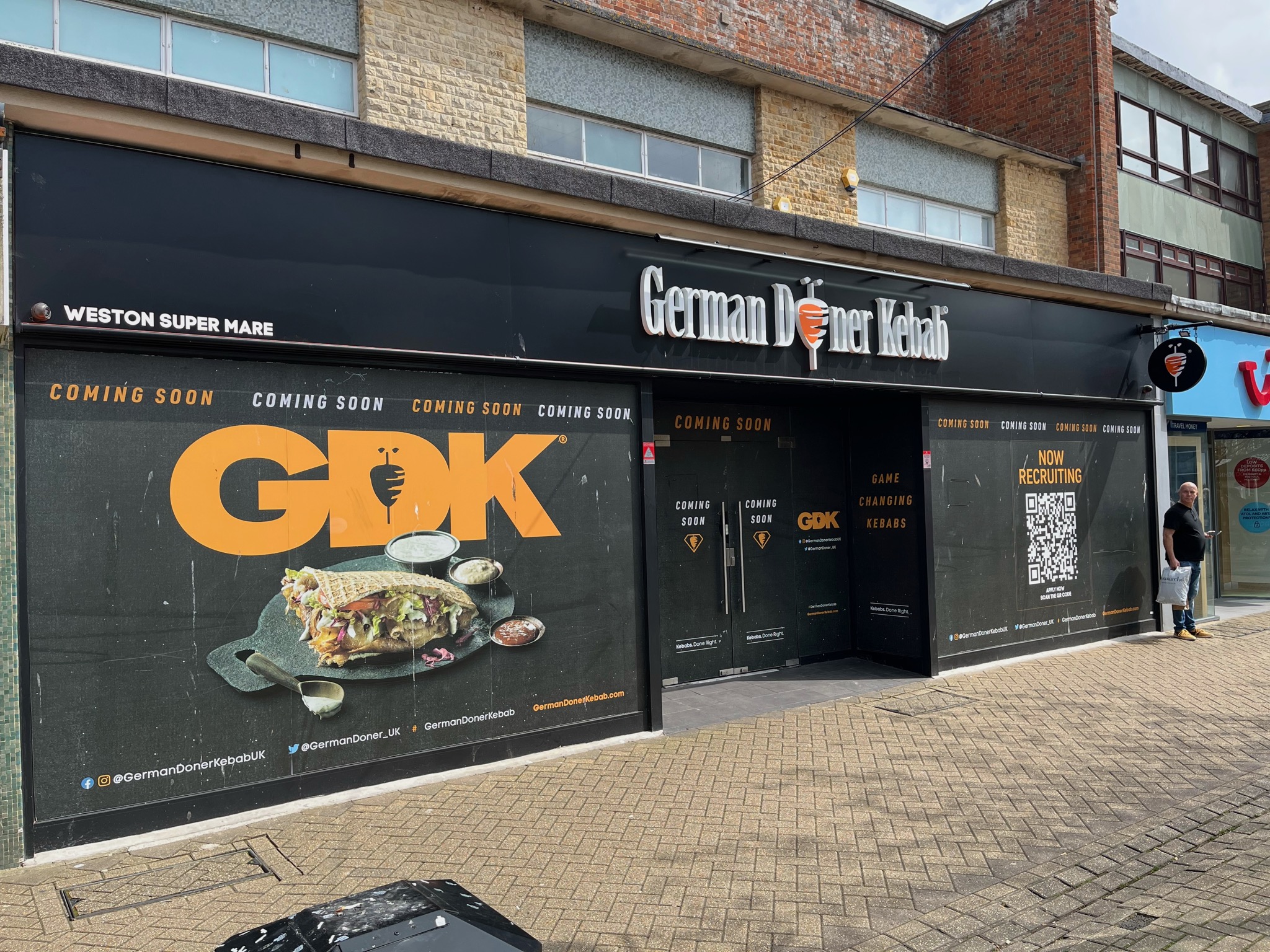 German Doner Kebab, still not open - Time for a coffee