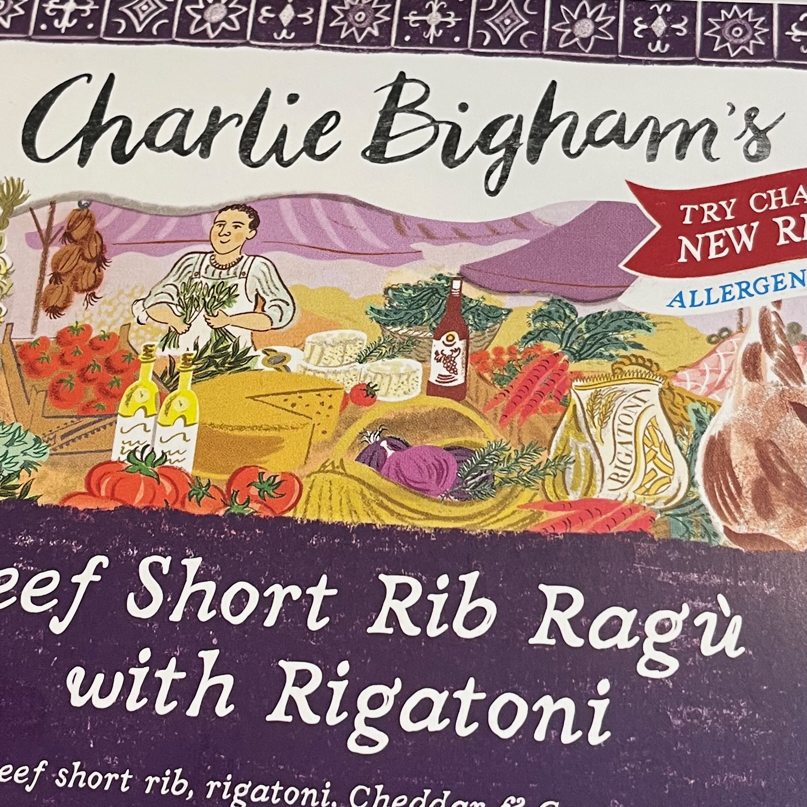 Charlie Rigatone Charlie Bigham’s Beef Short Rib Ragu with Rigatoni - Time for a coffee